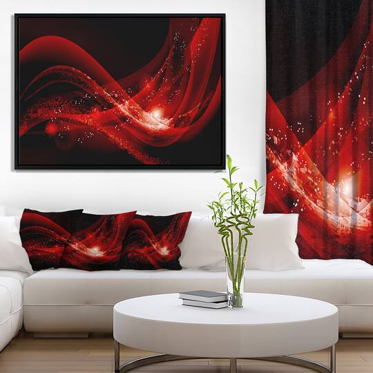 Designart - Dark Red Vector Illustration